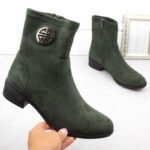 Jezzi W Suede Ankle Boots ASA198-28 JEZ432B - Image 5
