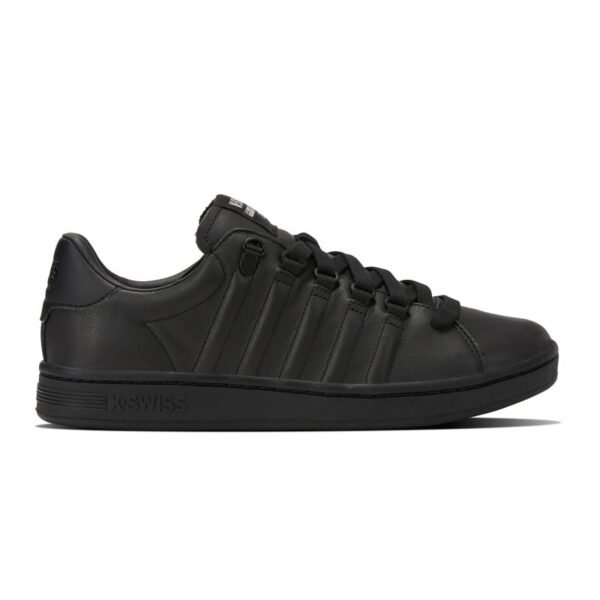 K-Swiss LOZAN II mens sneakers, natural leather, black (07943-904-M)