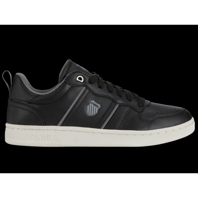 lupin-wear-ca-k-swiss-lozan-match-lux-men-s-sports-shoes-leather-sneakers-black-04308-032-m-1205884 K-Swiss Lozan Match Lux mens sports shoes leather sneakers black (04308-032-M) - Image 1