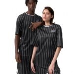 Karl Kani Chest Varsity Pinstripe Mesh Tee Light M 6038524 - Image 2