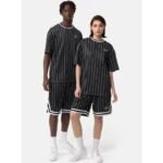 Karl Kani Chest Varsity Pinstripe Mesh Tee Light M 6038524 - Image 3