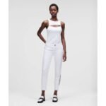 Karl Lagerfeld White Gf Denim Pants W 221W1101 jeans - Image 6