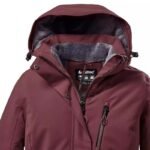 Killtec KOW 170 WMN JCKT womens hooded coat burgundy (38030/445) - Image 7