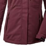 Killtec KOW 170 WMN JCKT womens hooded coat burgundy (38030/445) - Image 8