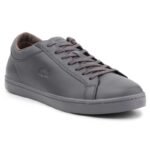 Lacoste Straightset 4 Srm Gry Leather M 30SRM4015 shoes - Image 2