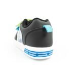 Leomil Sonic childrens sports shoes, lightweight sneakers with Velcro, black - Image 5