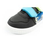 Leomil Sonic childrens sports shoes, lightweight sneakers with Velcro, black - Image 6