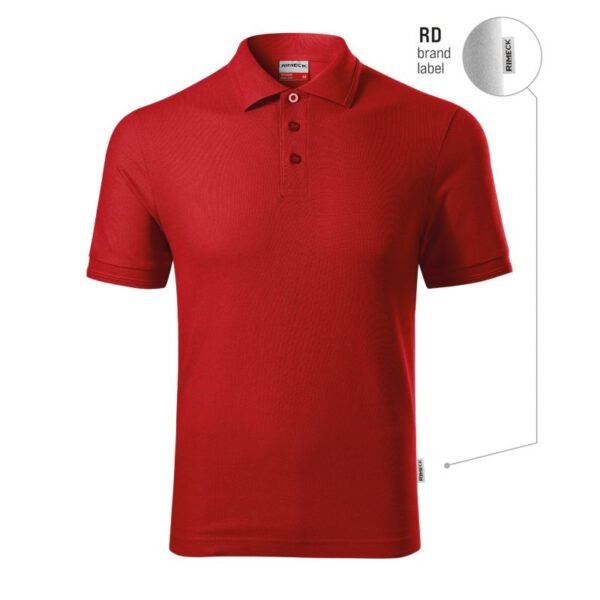 Mens Reserve polo shirt (red (brand label))