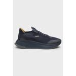 Mens shoes BOSS SNEAKER TTNM EVO_SLON_KNRSD OPEN BLUE (50523113-475)