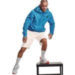 Mens Under Armour Rival Fleece Hoodie M 1357092 422 - Image 5