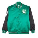 Mitchell Ness NBA Boston Celtics Primetime Heavyweight Satin Jacket Vintage Logo Celtics M JK8453-BCEKYGN