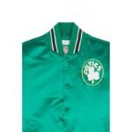 Mitchell Ness NBA Boston Celtics Primetime Heavyweight Satin Jacket Vintage Logo Celtics M JK8453-BCEKYGN - Image 3