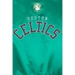 Mitchell Ness NBA Boston Celtics Primetime Heavyweight Satin Jacket Vintage Logo Celtics M JK8453-BCEKYGN - Image 4