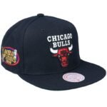 Mitchell Ness NBA Chicago Bulls Top Spot Snapback Hwc Bulls Cap HHSS2976-CBUYYPPPBLCK - Image 2