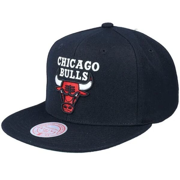 Mitchell Ness NBA Chicago Bulls Top Spot Snapback Hwc Bulls Cap HHSS2976-CBUYYPPPBLCK