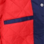 Mitchell Ness NBA Heavyweight Satin Jacket New Jersey Nets OJBF3413-NJNYYPPPNAVY - Image 4