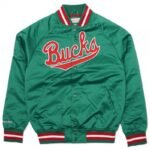Mitchell Ness NBA Milwaukee Bucks Lightweight Jacket M STJKMG18013-MBUDKGN - Image 7
