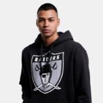 Mitchell Ness Nfl Team Logo Hoody Oakland Raiders M HDSSINTL1052-ORABLCK - Image 7