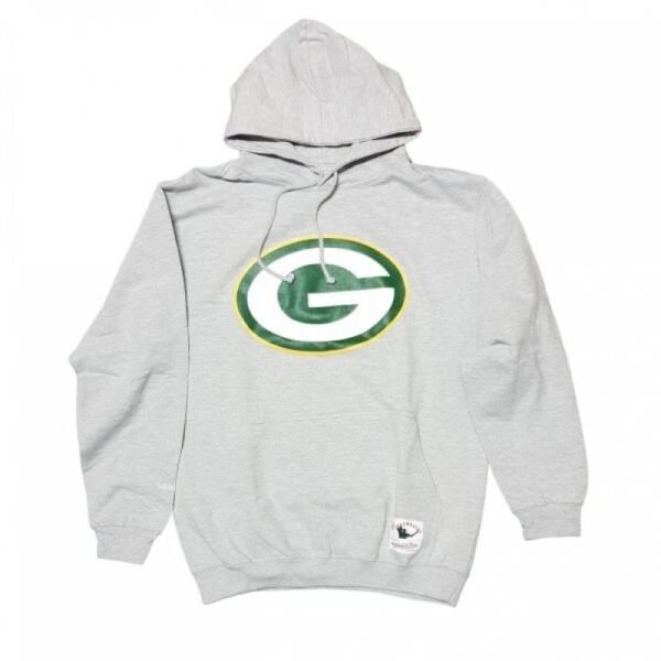 Mitchell Ness Team Logo Hoody Green Bay Pacers M HDSSINTL1052-GBPGREY