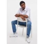 Mustang Clemens Linen Cotton Shirt M 1014356-2045 - Image 4