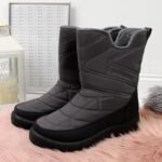 NEWS W EVE309B waterproof snow boots gray - Image 4