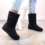News W EVE436B navy blue high ankle boots - Image 5