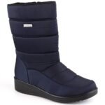 News W EVE436B navy blue high ankle boots
