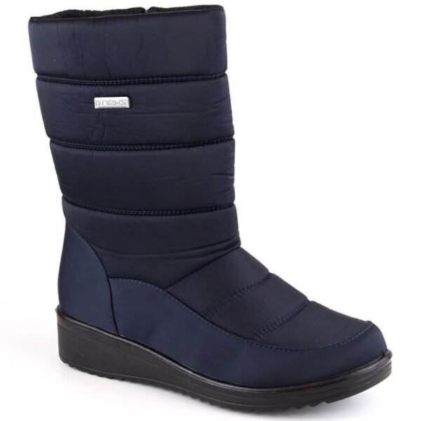 News W EVE436B navy blue high ankle boots