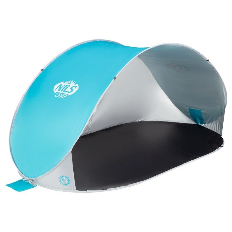 lupin-wear-ca-nils-camp-nc3174-self-pitching-beach-tent-turquoise-gray-1556007 NILS CAMP NC3174 self-pitching beach tent, turquoise-gray - Image 1
