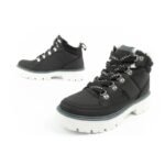 Oneill winter boots womens hiking boots ankle boots fashionable black white - Image 8