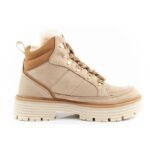 Oneill winter boots womens hiking boots ankle boots insulated fashionable beige brown - Image 4