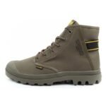Palladium Mens Pampa Hi Dare II High Top Sneakers Olive - Image 2