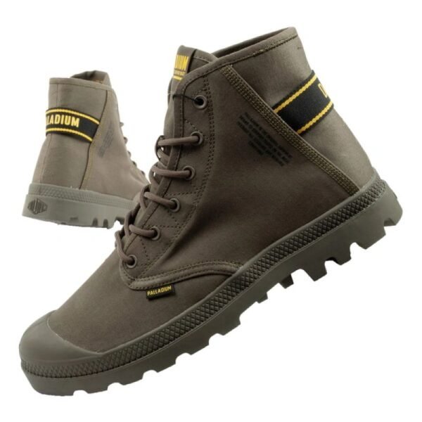 Palladium Mens Pampa Hi Dare II High Top Sneakers Olive