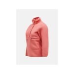 Peak Performance W Fleece Snap T Pink Sweatshirt - Image 2