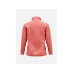Peak Performance W Fleece Snap T Pink Sweatshirt - Image 3