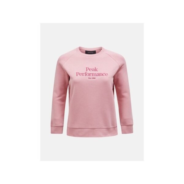 Peak Performance W Original Crew Pink Sweatshirt