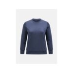 Peak Performance W Original Small Logo Crew Sweatshirt Blue