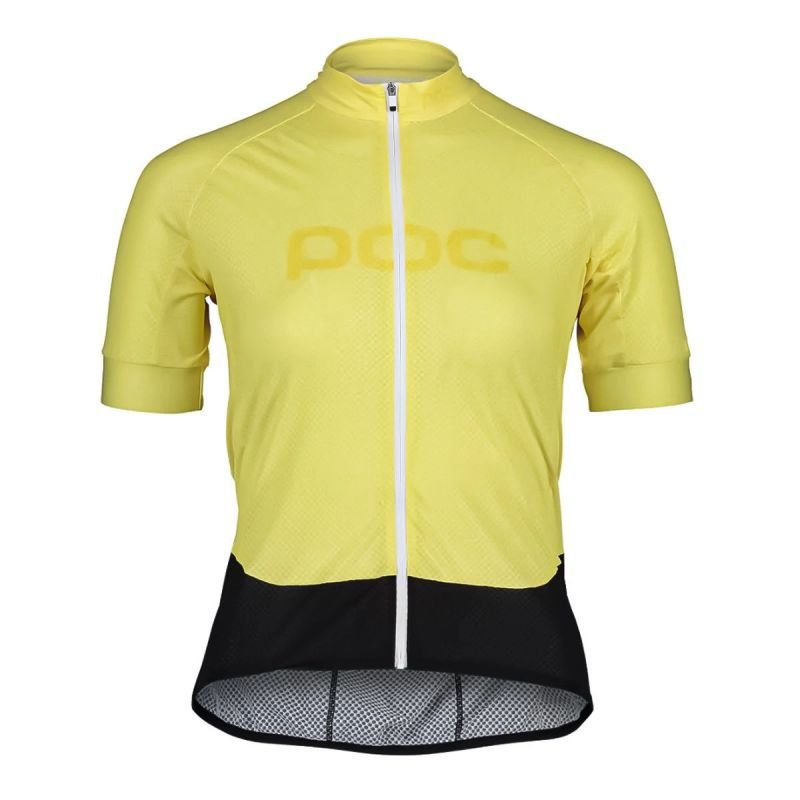 lupin-wear-ca-poc-w-s-essential-road-logo-jersey-lt-sulfur-yellow-53293-8312-929733 POC W`S ESSENTIAL ROAD LOGO JERSEY LT SULFUR YELLOW 53293-8312 - Image 1