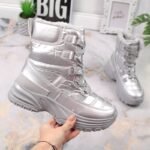 Potocki W WOL117B metallic lace-up snow boots - Image 3