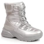 Potocki W WOL117B metallic lace-up snow boots - Image 8