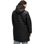 Puma ESS Hooded Padded Parka Womens Jacket Black 685232 01 - Image 4