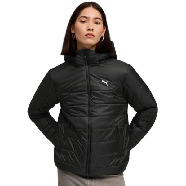 Puma ESS Hooded Padded Womens Jacket Black 685231 01