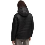 Puma ESS Hooded Padded Womens Jacket Black 685231 01 - Image 4