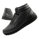 Puma ST Runner v4 Mid mens high-top sneakers black