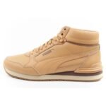 Puma ST Runner v4 Mid mens high-top sneakers brown - Image 2