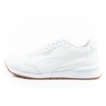 Puma ST Runner v4 sports shoes sneakers mens white leather fashionable - Image 2
