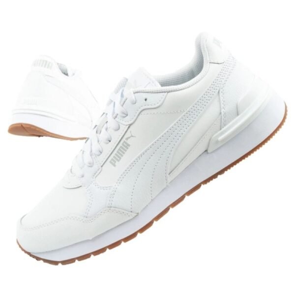 Puma ST Runner v4 sports shoes sneakers mens white leather fashionable