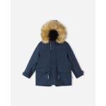 Reimatec Reima Mutka childrens winter jacket, waterproof, insulated, navy blue (5100037B-6980) - Image 3