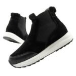 Scholl Beverly Bootie Womens Leather Ankle Boots Black