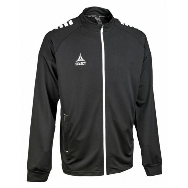 SELECT Spain v25 black full-zip football training sweatshirt